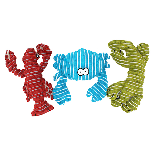 Pet Dog Chew Fetch Toy Rope Crab Lobster Lizard piepend speelgoed