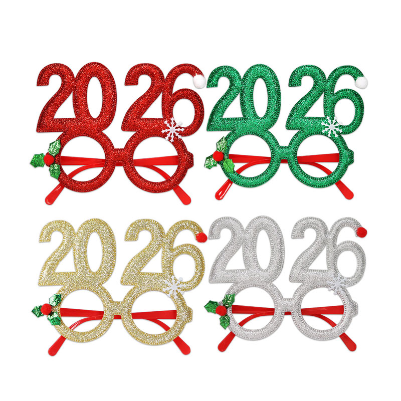 2026 Nieuwjaar Kerstfeest Decoratie Bril
