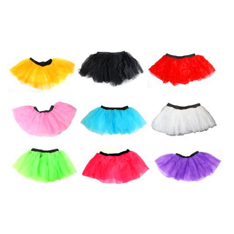 Jaren '80 Fancy Dress Hen Night Kostuum Neon Kleuren Sexy Tutu Rokken