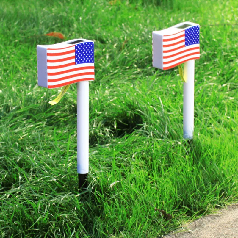 Amerikaanse vlag Ground-in Outdoor Path Light