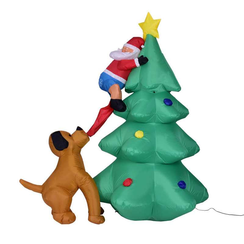 Kerstboom leidde opblaasbaar speelgoed