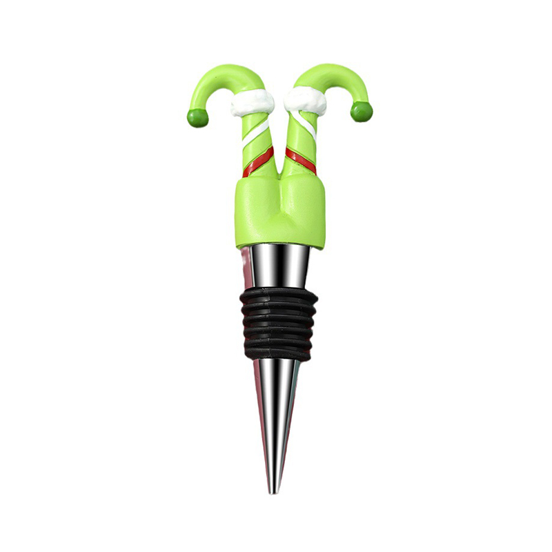 Kerstwijnflesstopper