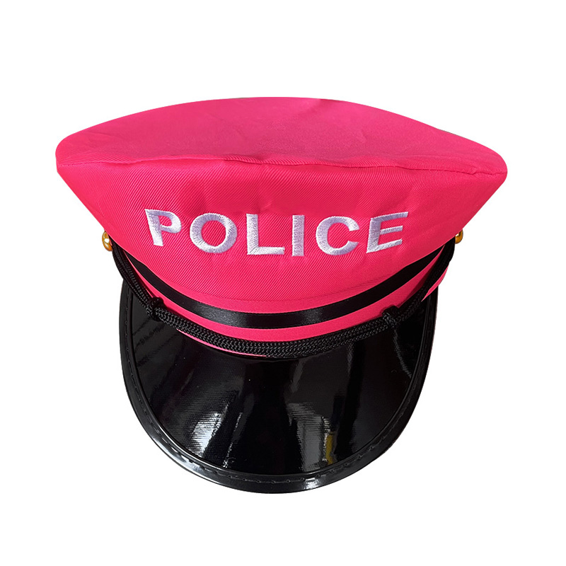Decoratie -accessoires aankleden Politiehoed