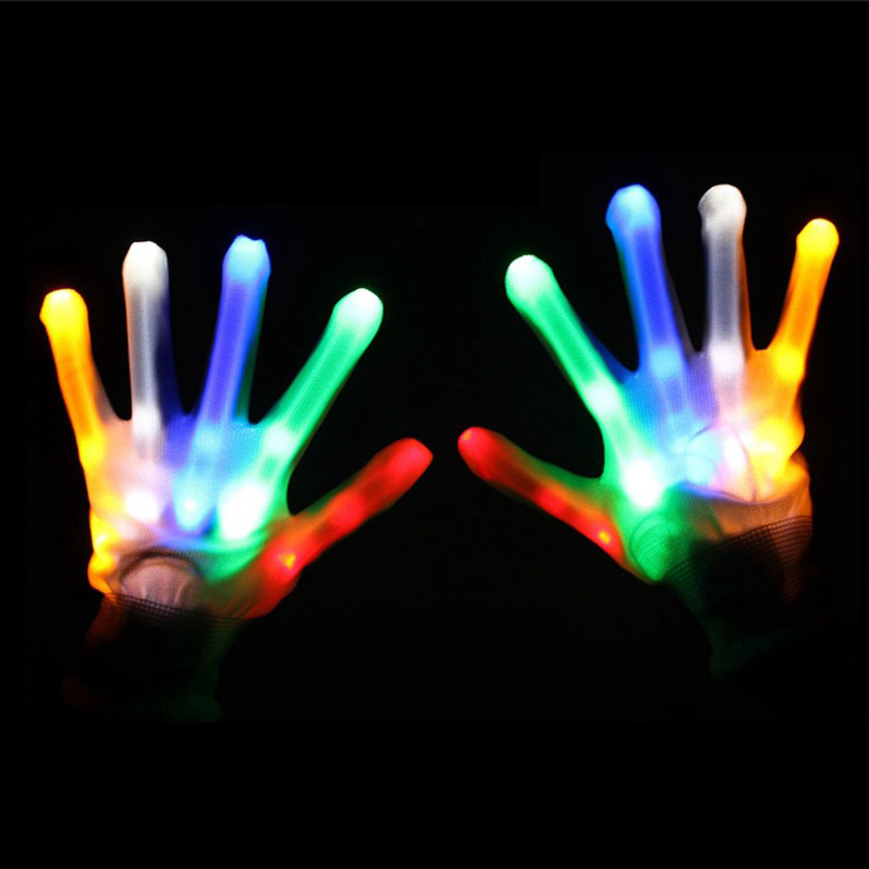 Knipperende LED -handschoenen