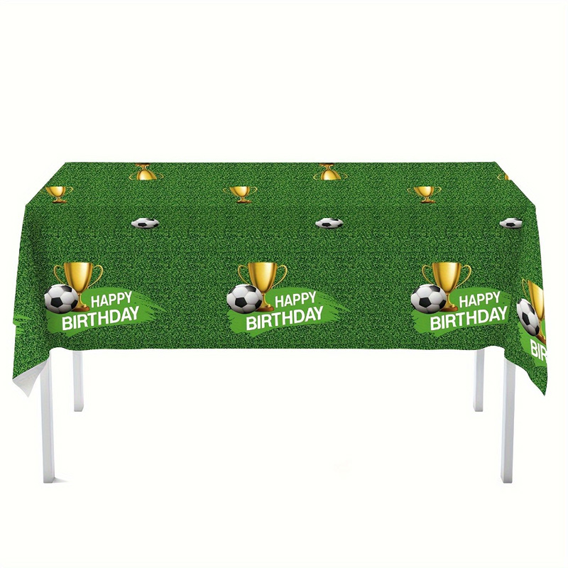 Voetbalfeestdecoratie Wegwerptafelkleed