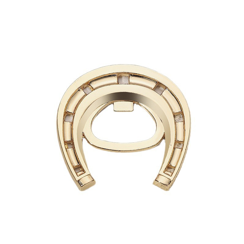 Gouden elegante u -vormige berenflesopener