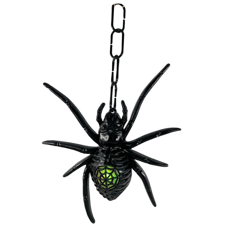 Halloween gloed spinhuis hangend ornament