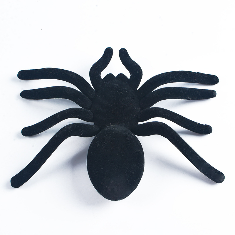 Halloween grote zwarte pluche spider