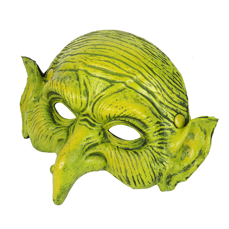 Halloween Maskerade Schuim Eng Groen Half Gezichtsmasker