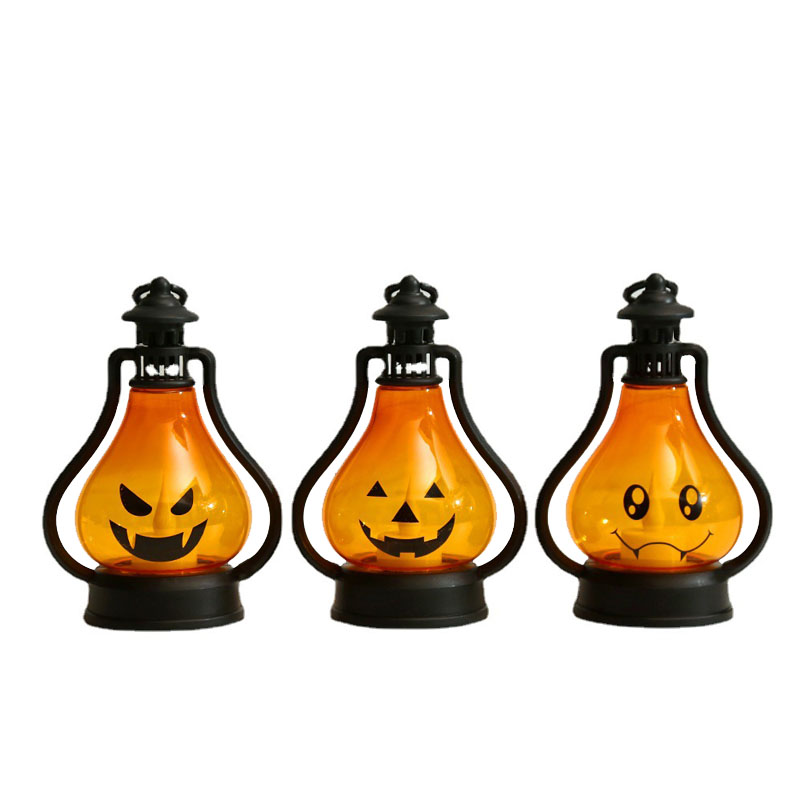 Halloween -pompoenvormige kaars
