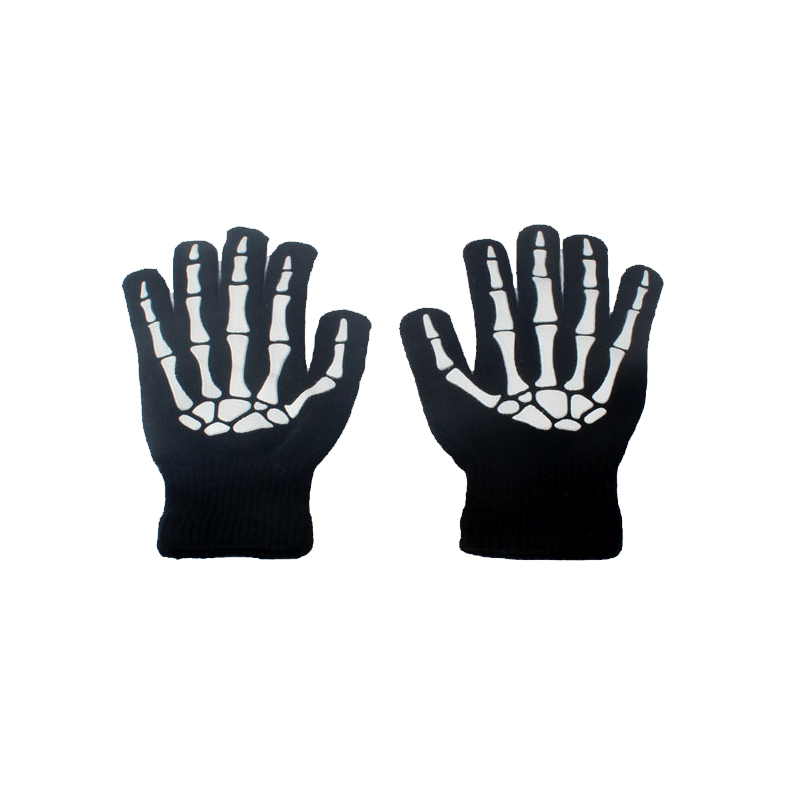Halloween Skeleton -printen Luminous handschoenen