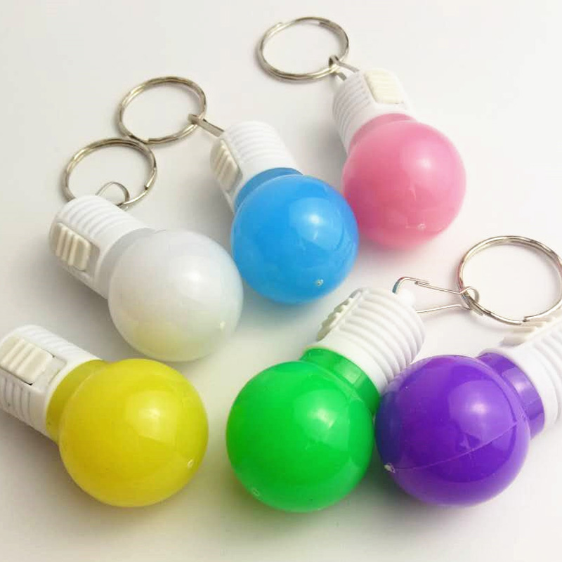 LED kleurrijke knipperende sleutelhanger