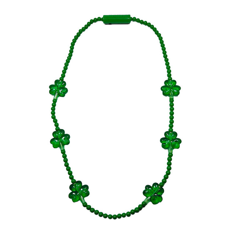 LED Shamrock gloed ketting