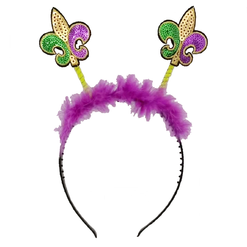 Mardi Gras Haaraccessoires Carnaval hoofdband