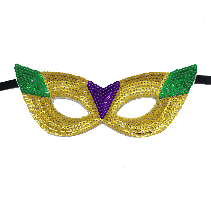 Mardi Gras-maskers met pailletten