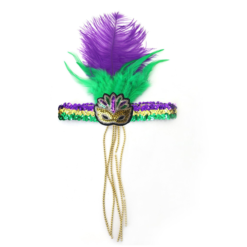 Mardi Gras rekbare hoofdbanden
