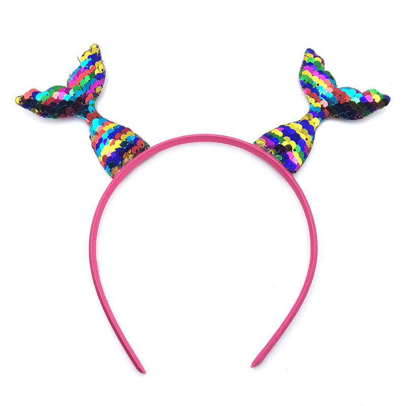 Mermaid staart plastic feestelijke hoofdband