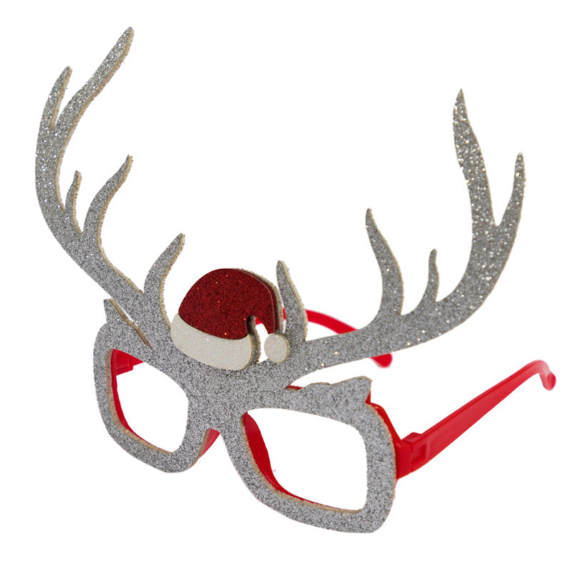 Nieuwigheid Plastic Grappige Rendieren Kerstbril