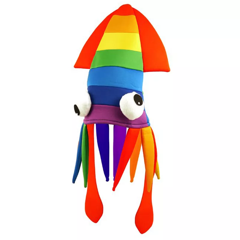 Ocean Sea Animal Rainbow Squid Hoed voor feest