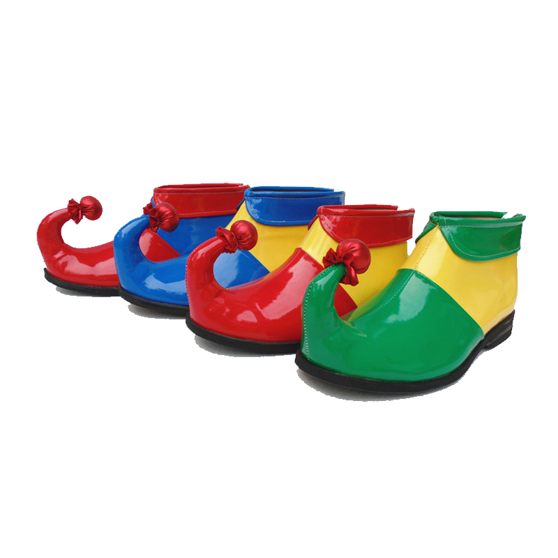 Feestkostuum PU-leer Grappige clownschoenen