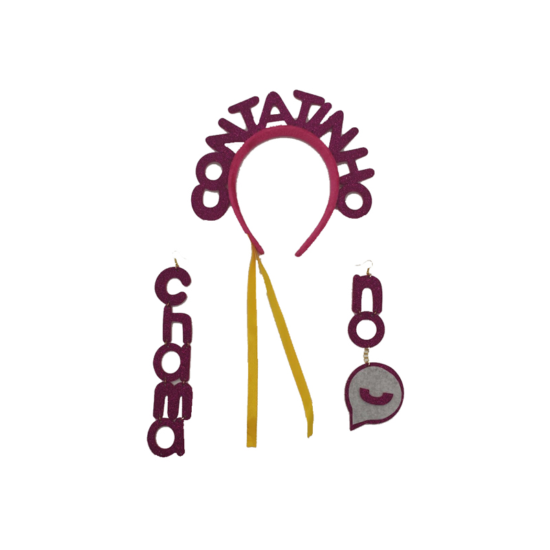 Feesthoofdband oorrangset