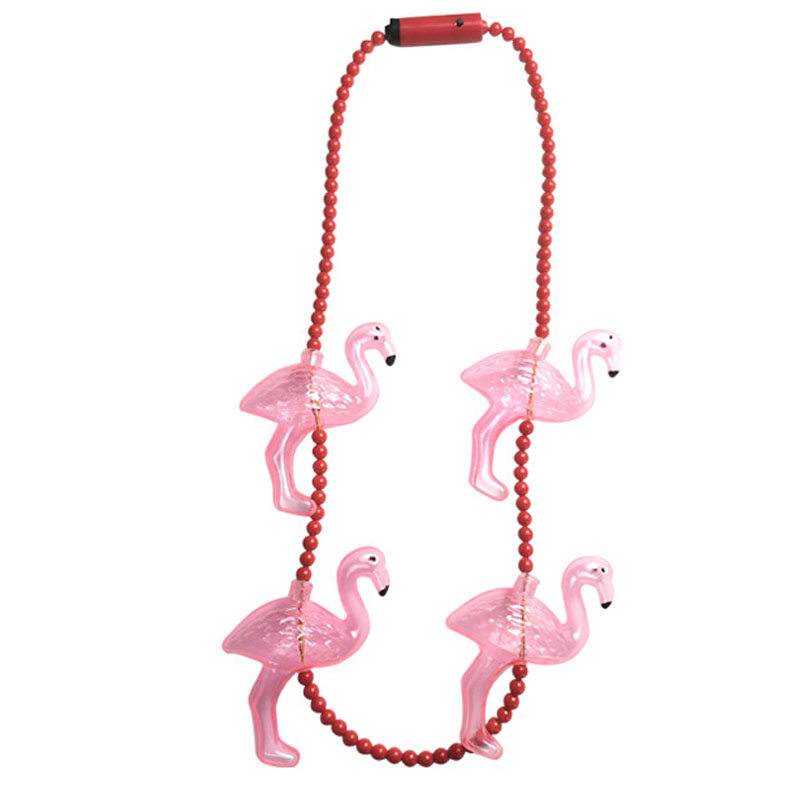 Roze Flamingo Party Supplies LED knipperende ketting