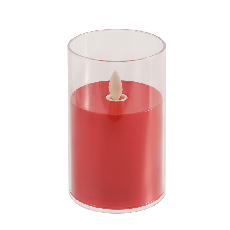Rood Warm White Led Candle