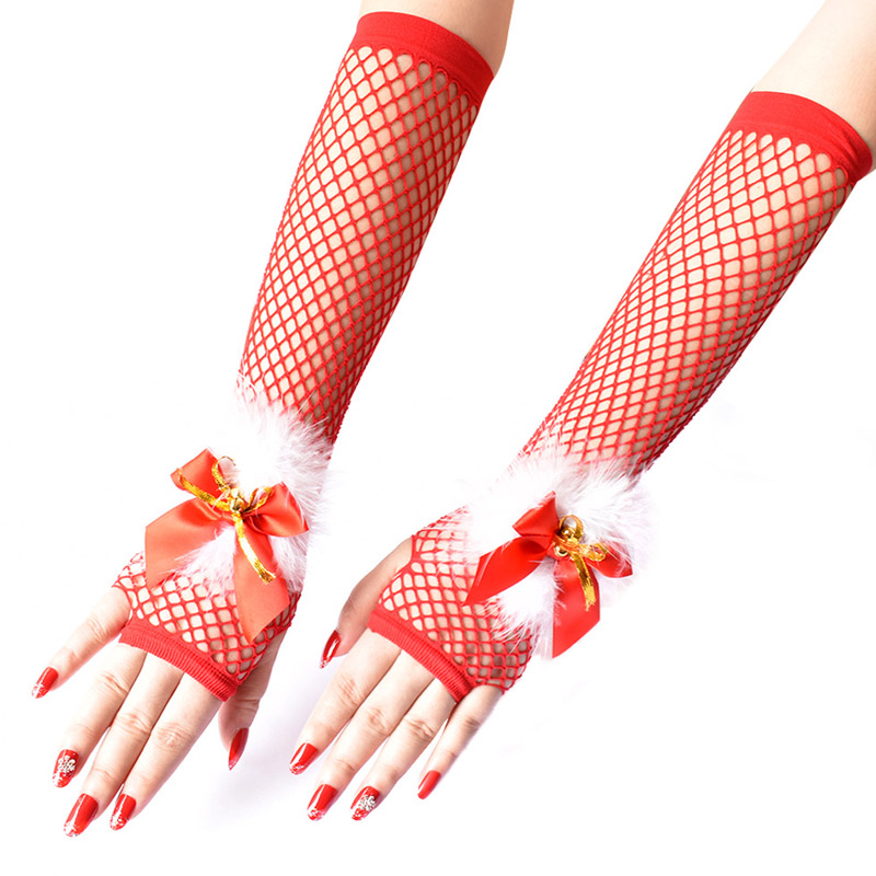 Sexy kerstvissenhandschoenen