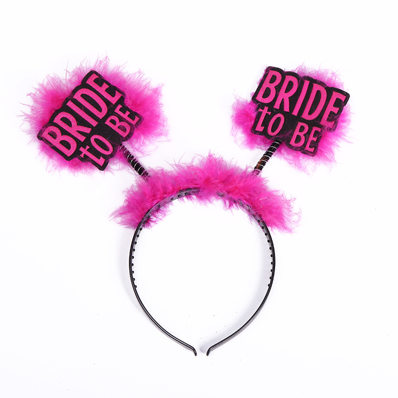 sexy roze hoofdband voor bahcelorette-feest