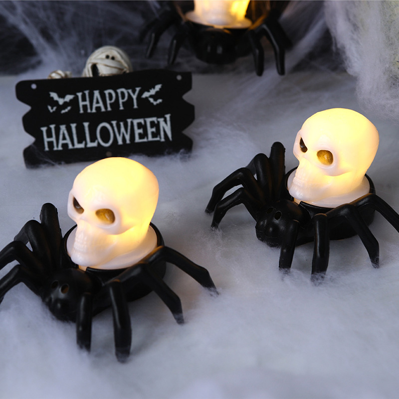 Spider en oogvormige LED -elektronische kaars