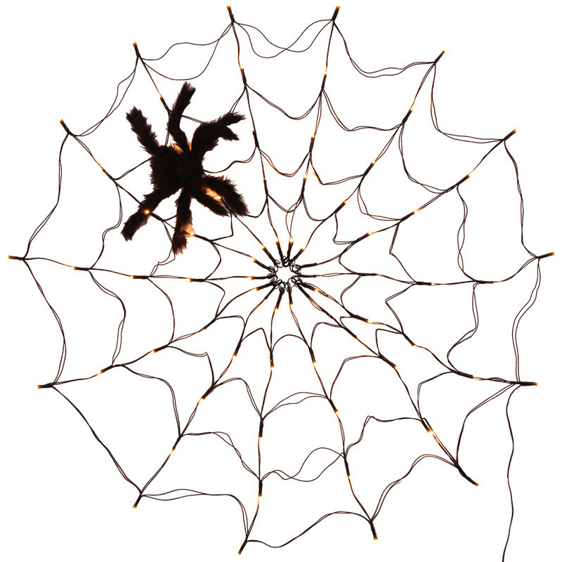 Spider Web Light Halloween -decoratie
