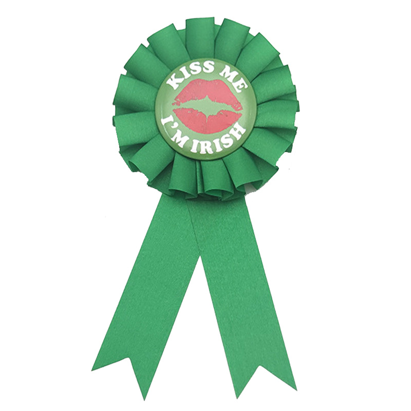 St. Patrick's Day-badge voor feestaccessoires