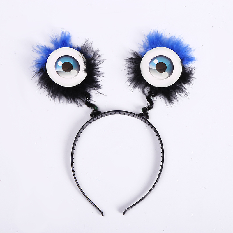 Alien Eyes Fluffy Hoofdband UFO Antenne Hoofdband