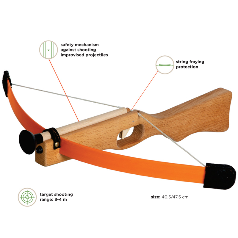 Houten kruisboog kinder boogspeelgoed